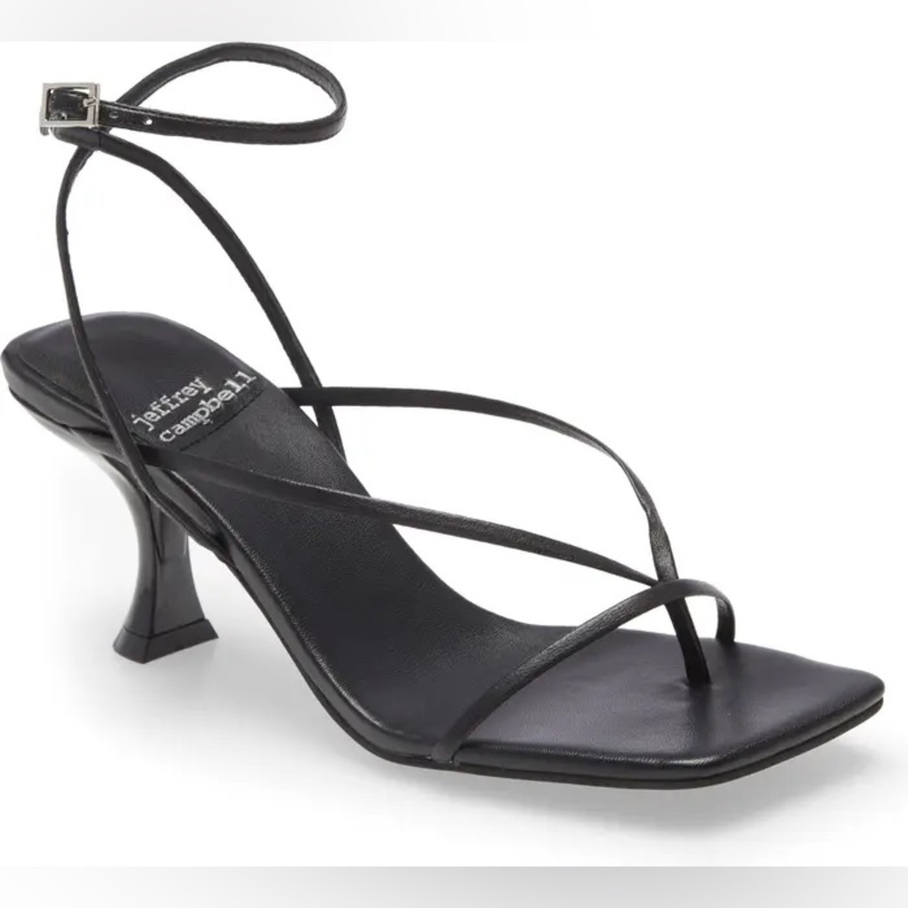 Jeffrey Campbell Flux Sandal / Heel Black Size 10